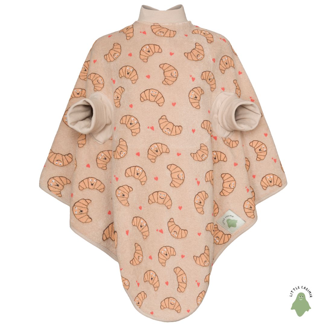 Little Casimir Magic Bib “Boo” – waterproof long-sleeve bib in cosy cotton terry, adjustable, grows with your child (6M-4Y)