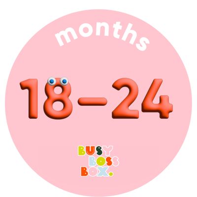 BusyBossBox 6in1 – Spielzeug-Set für Kleinkinder 18-24M, sensorisch, motorisch, edukativ, von Experten zusammengestellt