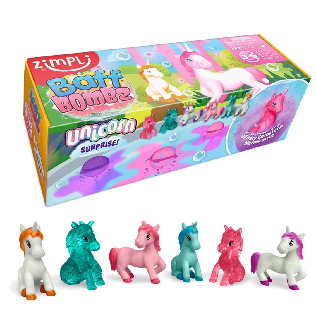3x Baff Bombz Surprise Collectible Bath Bomb