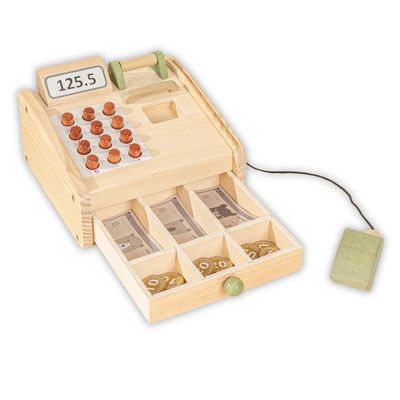 Coco Village Wooden Cash Register