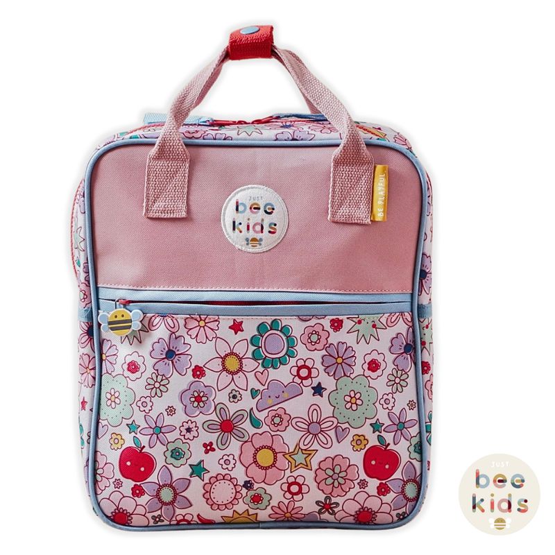 Retro Floral Kids Backpack – Perfect for Daycare and Travel