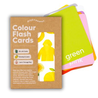 Color Flashcards – Educational Learning Cards for Toddlers 18m+