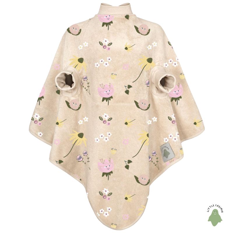 Little Casimir Magic Bib “Boo” – waterproof long-sleeve bib in cosy cotton terry, adjustable, grows with your child (6M-4Y)
