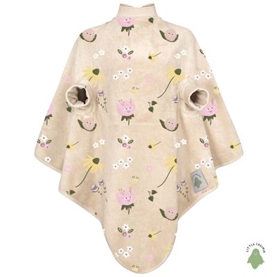 Little Casimir Magic Bib “Boo” – waterproof long-sleeve bib in cosy cotton terry, adjustable, grows with your child (6M-4Y)