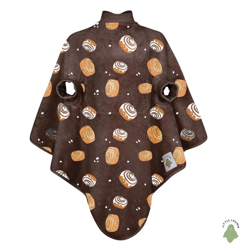 Little Casimir Magic Bib “Boo” – waterproof long-sleeve bib in cosy cotton terry, adjustable, grows with your child (6M-4Y)