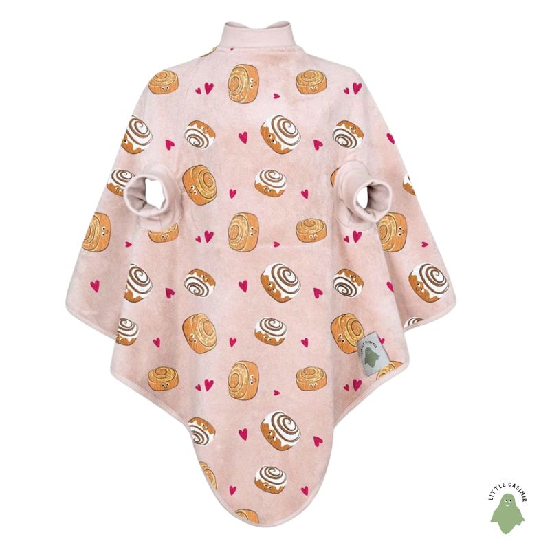 Little Casimir Magic Bib “Boo” – waterproof long-sleeve bib in cosy cotton terry, adjustable, grows with your child (6M-4Y)