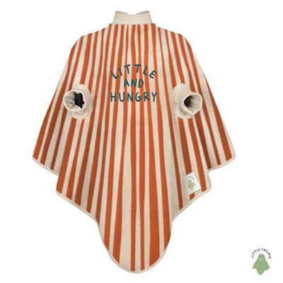 Bavoir Magique “Boo” – bavoir manches longues imperméable en coton éponge, réglable, accompagne votre enfant (6M-4A)