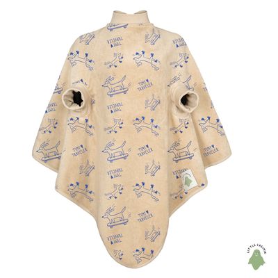 Magic Bib “Boo” – waterproof long-sleeve bib in cosy cotton terry, adjustable, grows with your child (6M-4Y)