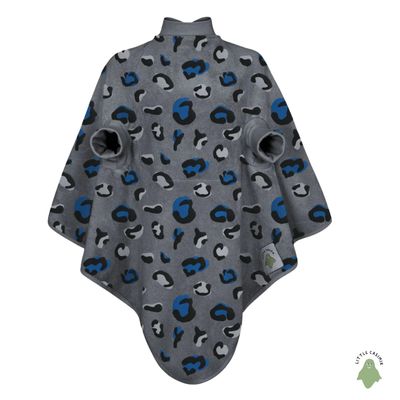 Magic Bib “Boo” – waterproof long-sleeve bib in cosy cotton terry, adjustable, grows with your child (6M-4Y)
