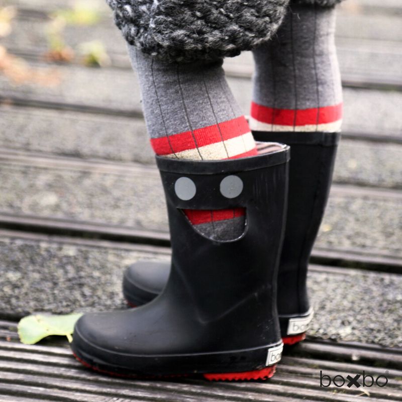 Boxbo Kids Rain Boots Eco Rubber, Schwarz – product image, school supplies, arts and crafts