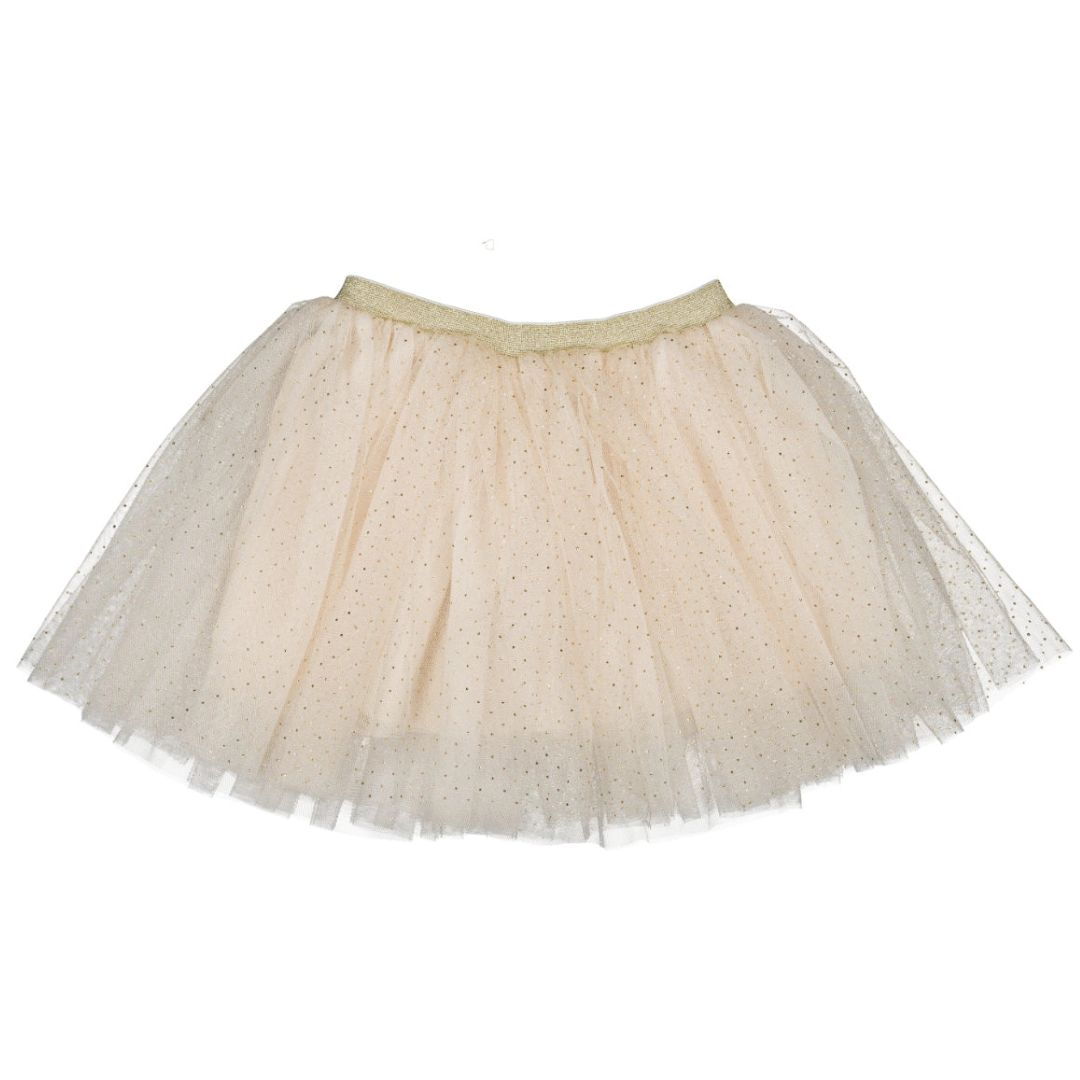 Gold Polka Dot Tutu Skirt