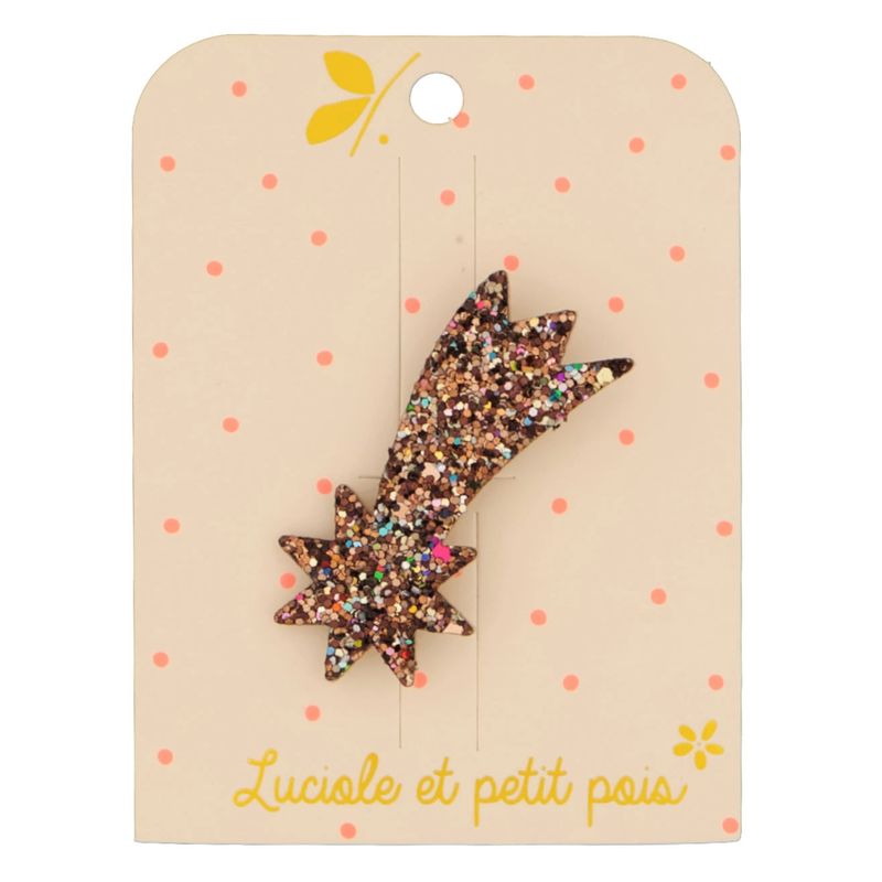 Shooting Star Brooch – Bronze Glitter Shooting Star Brooch – Bronze Glitter