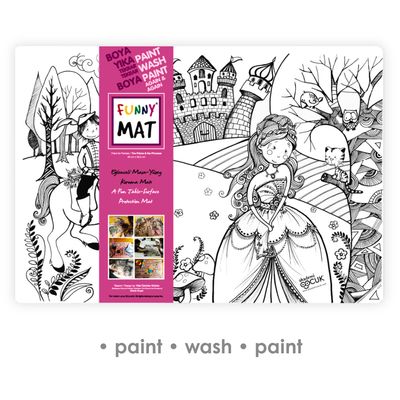 Tapis de Bureau 3en1, Livre de Coloriage Réutilisable, Tapis de Bricolage pour Enfants. VÉHICULES DE CONSTRUCTION