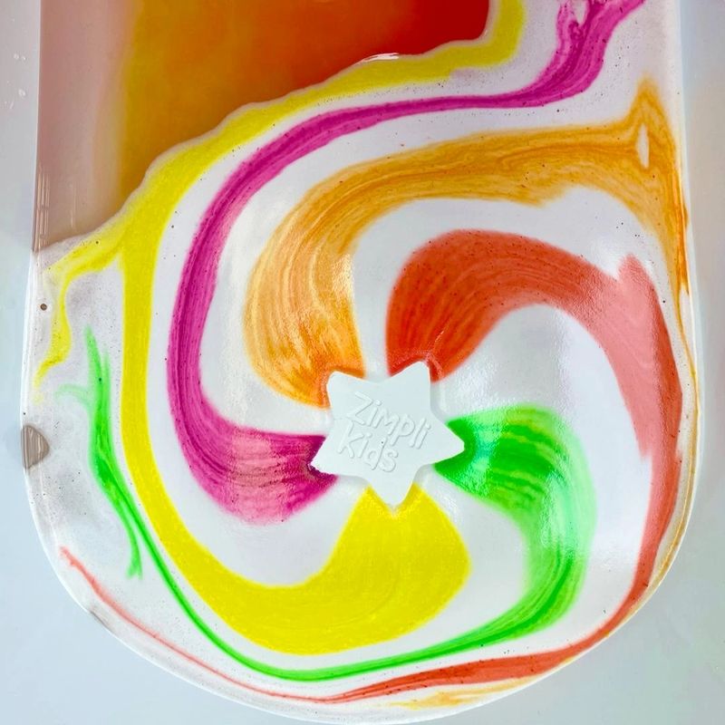 Zimpli Kids Kids Star Bath Bomb – Rainbow Special Effect – product image, STEM toy, bath time