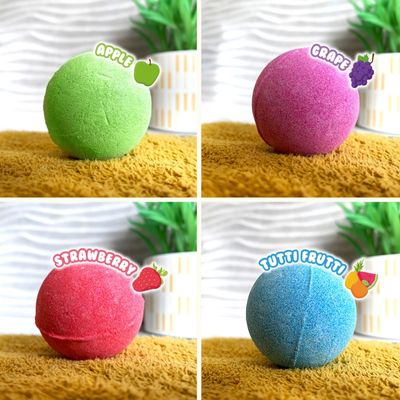 Zimpli Kids Kids Round Bath Bomb – Colour Changing Fizz – product image, STEM toy, bath time