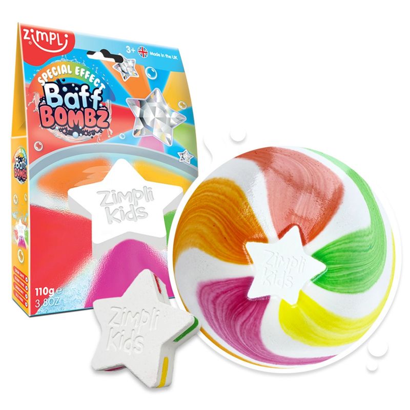 Kids Star Bath Bomb – Rainbow Special Effect