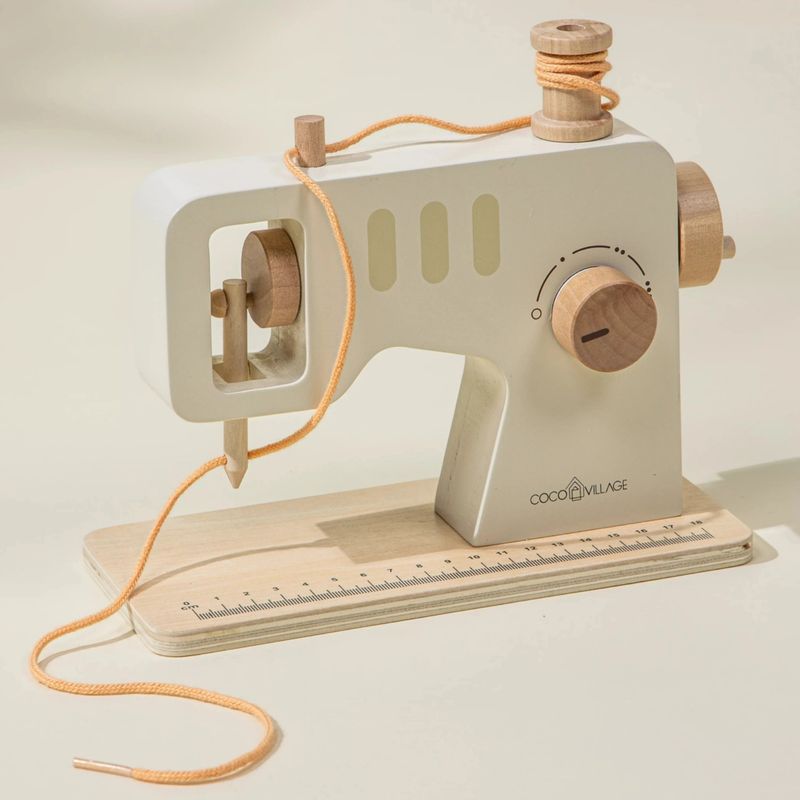 Coco Village Sewing Machine Set – Creative Learning Toy – product image, baby sensory toy, arts and…