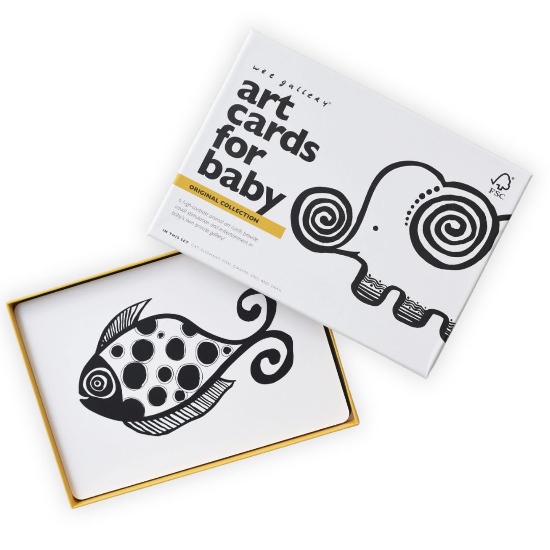 Baby Art Cards Black &amp; White