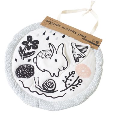 Organic Baby Activity Pad Black &amp; White, Playmat