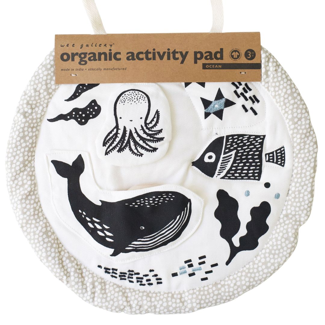 Organic Baby Activity Pad Black &amp; White