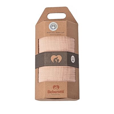 Organic Muslin Swaddle Blanket rose