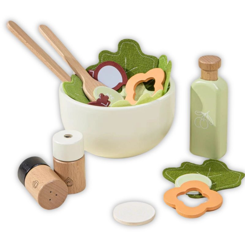 Wooden Salad Playset