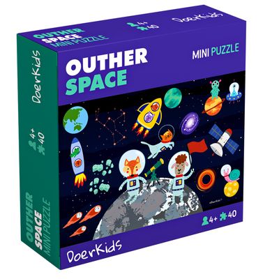 DoerKids® Mini Puzzle - Outher Space 40 pcs