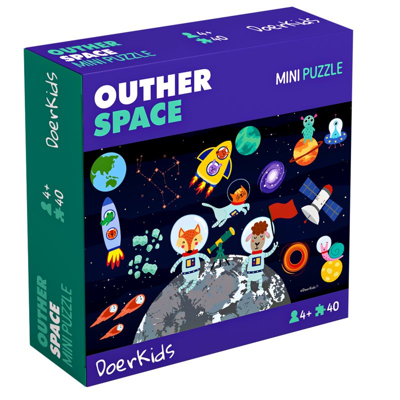 DoerKids® Mini Puzzle - Outher Space 40 pcs