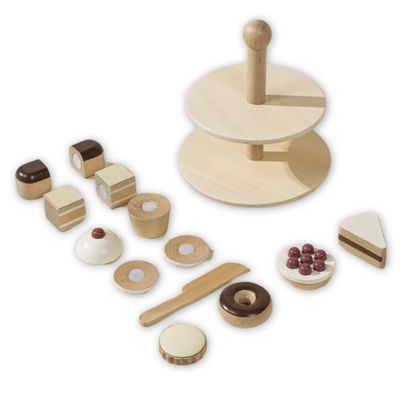 Tour de desserts en bois – Idéal pour les espaces éducatifs à domicile