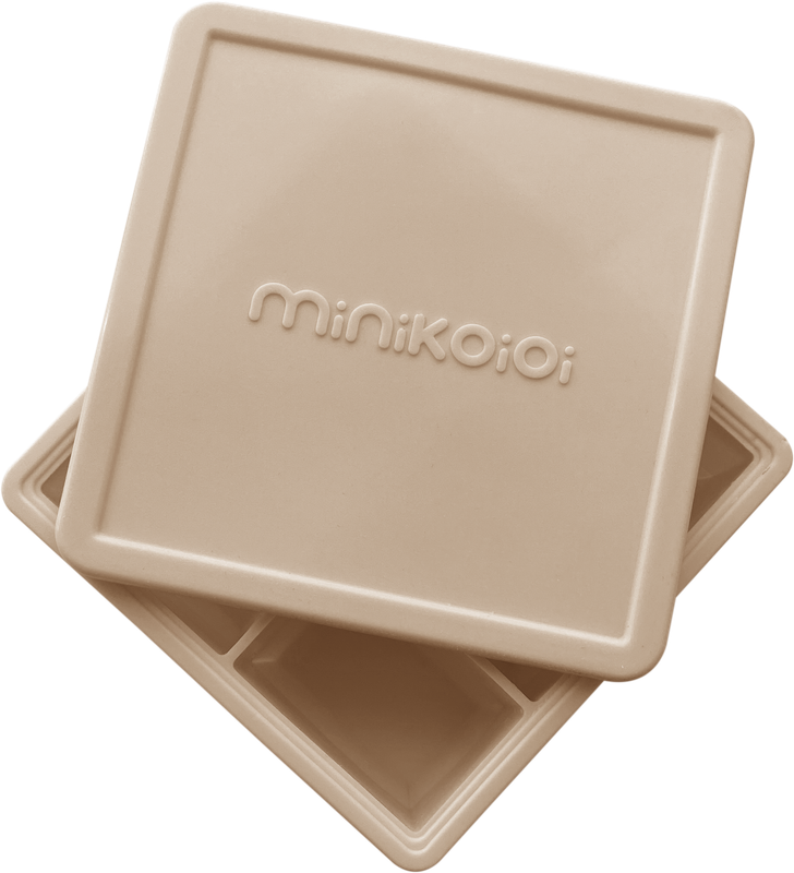 MinikOiOi Puree Pods - Bubble Beige - Moule à purée en silicone