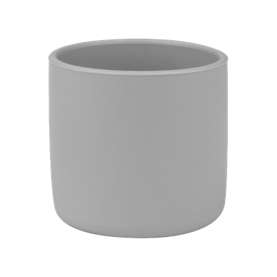 MinikOiOi Mini Cup - Gris Poudre - Tasse en silicone