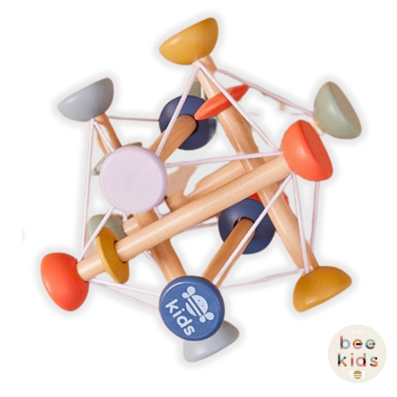 Just Bee Kids Wooden Activity Ball (Fsc), Sensory Ball