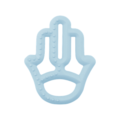 MinikOiOi Toothee - Mineral Blue - Anneau de dentition en silicone souple