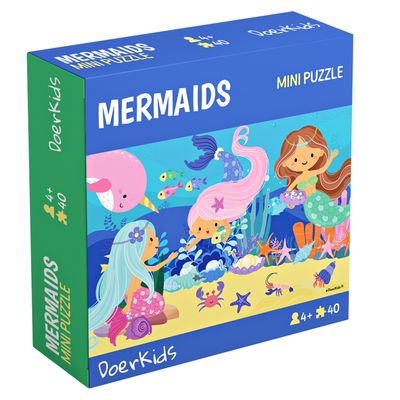 DoerKids® Mini Puzzle - Mermaid 40 pcs