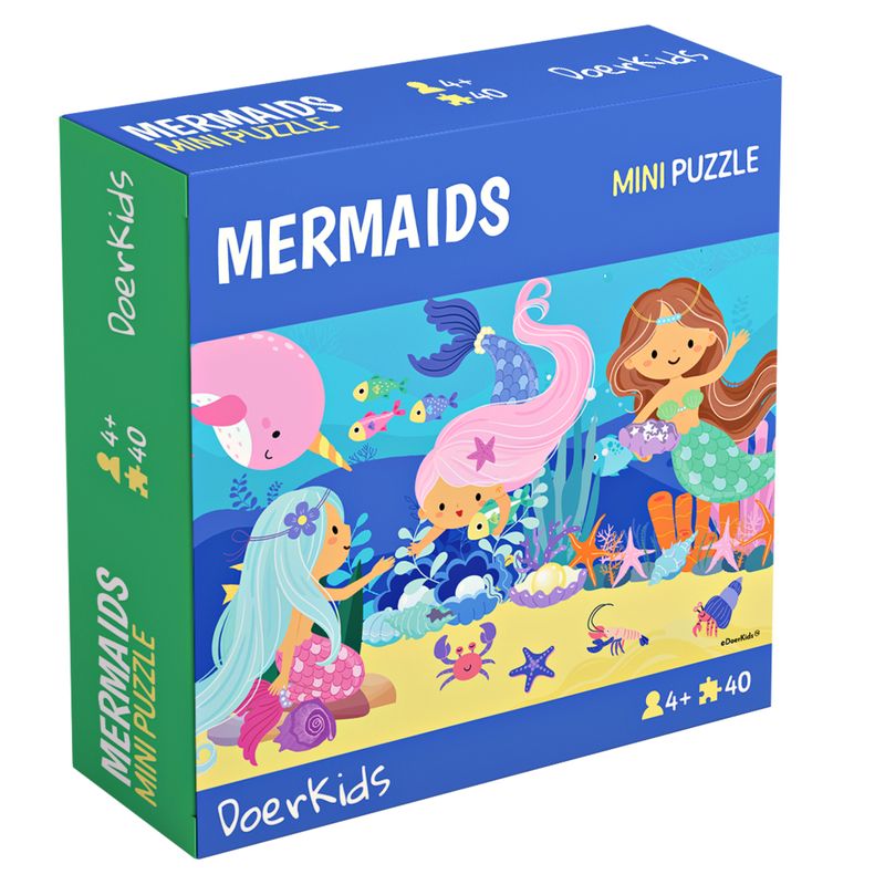 DoerKids® Mini Puzzle - Mermaid 40 pcs