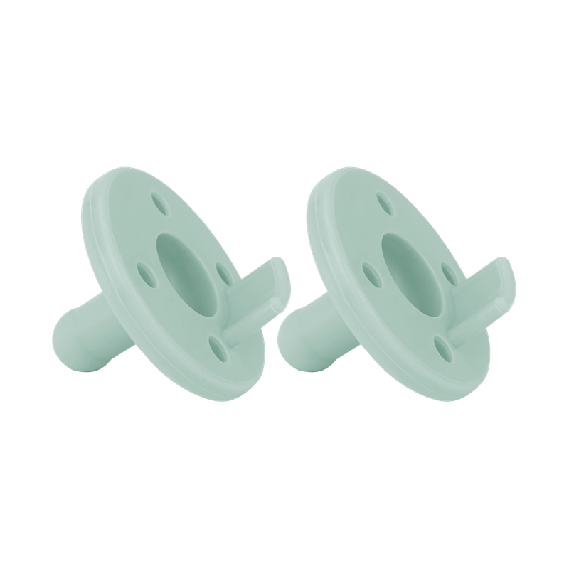 MinikOiOi BASICS - Soother - River Green - 2 pieces orthodontic silicone pacifier