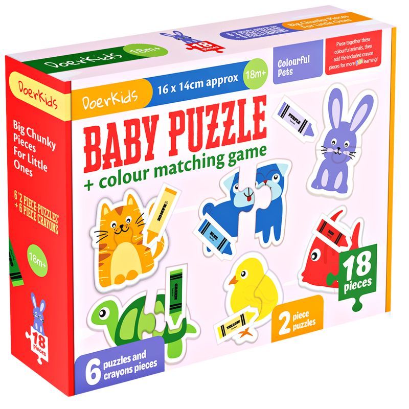 DoerKids® Baby Puzzle - Colour Matching Game