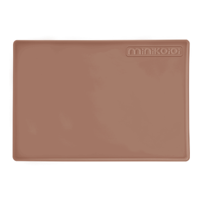 Tappetino MinikOiOi - Marrone legnoso - Tappetino per pappa/cottura in silicone, Tovaglietta all'am…