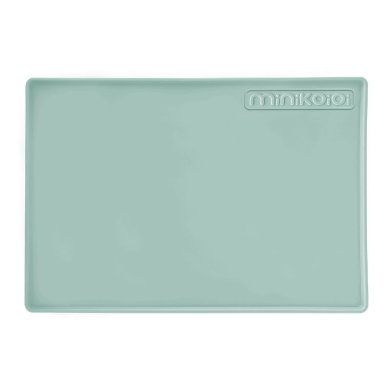 Tappetino MinikOiOi - Verde fiume - Tappetino per pappa/cottura in silicone, Tovaglietta all'americ…
