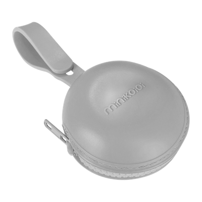 MinikOiOi Pod - Powder Grey - Silicone pacifier case