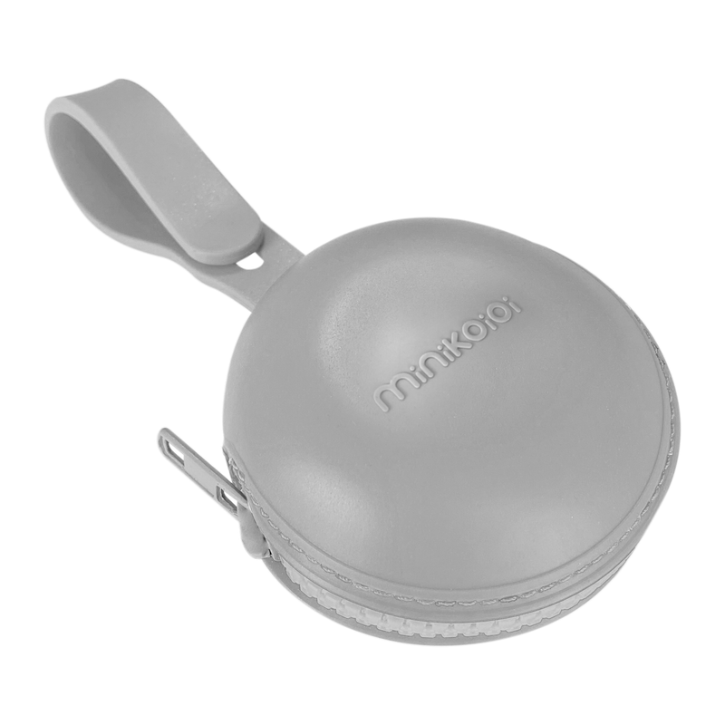 MinikOiOi Pod - Powder Grey - Silicone pacifier case