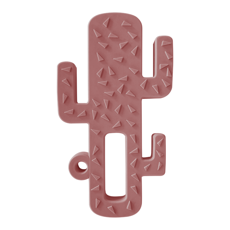 MinikOiOi Cactus - Velvet Rose - Soft silicone teether