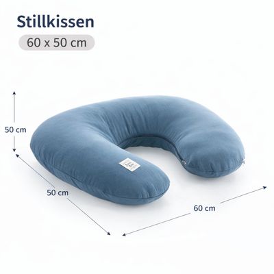 Feeding Pillow - Blue- 60 X 50 Cm Feeding Pillow - Blue- 60 X 50 Cm