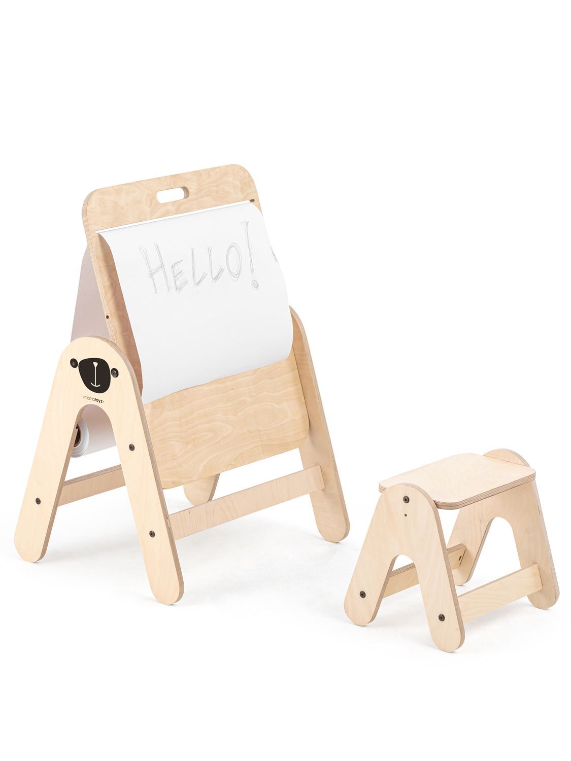MASSAM activity table and writing board, bear