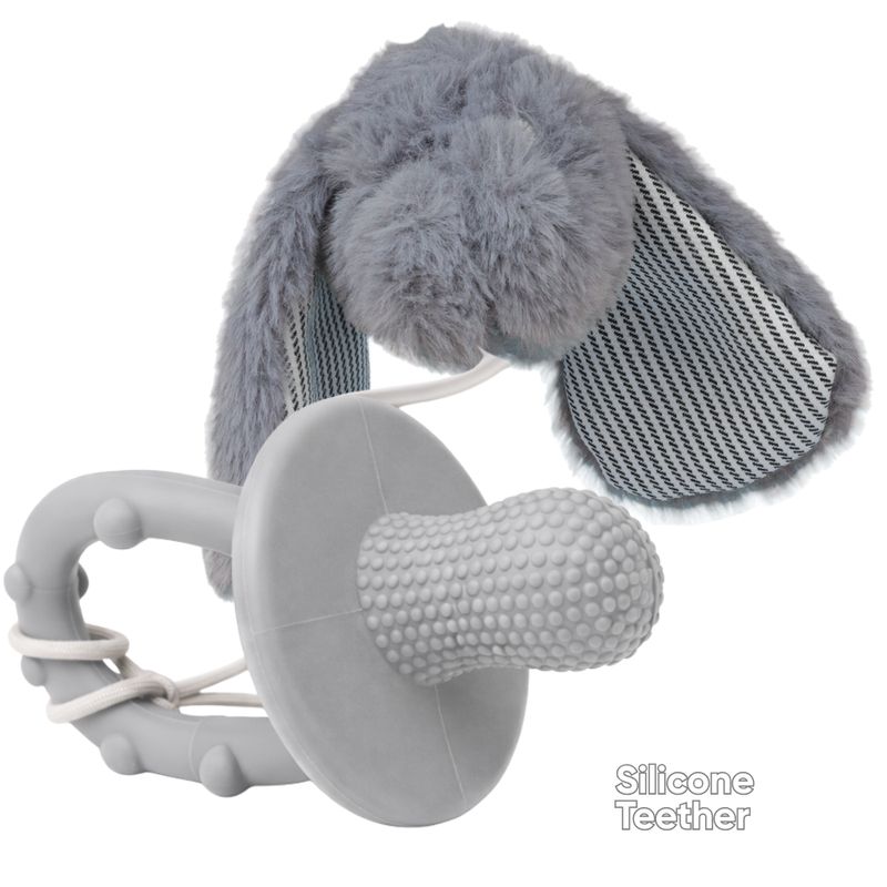 MinikOiOi® Sensorial Toy (Dog) &amp; Gumy Teether – Plush Line