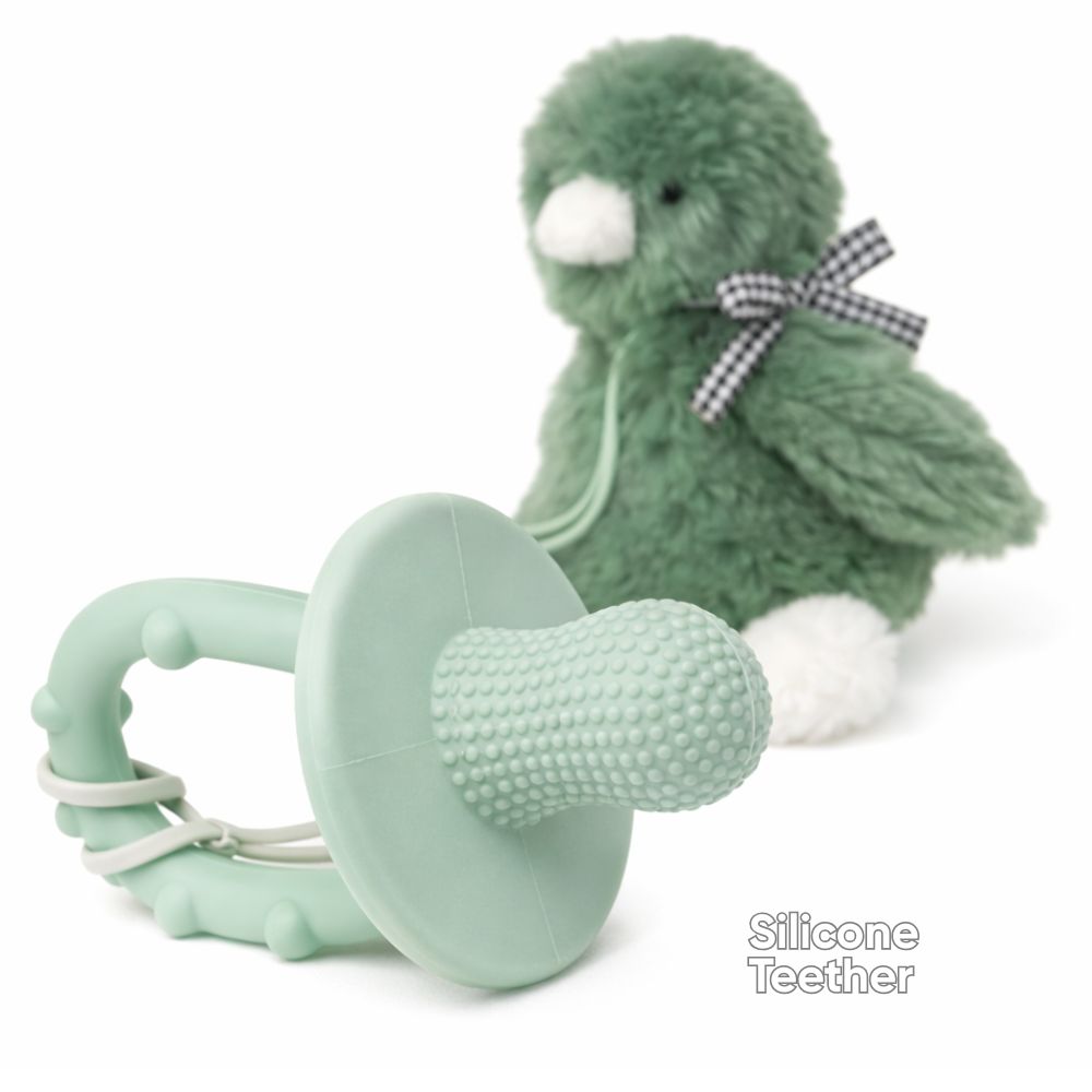 MinikOiOi® Sensorial Toy Duck &amp; Gumy Teether – Plush Line