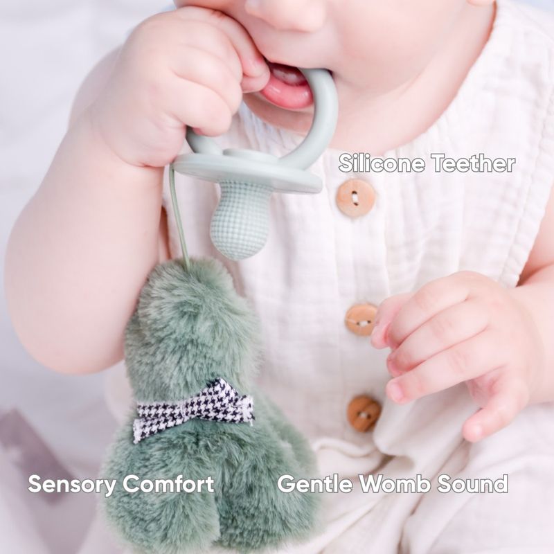 Giocattolo sensoriale MinikOiOi e gommoso (anatra) – foto prodotto, massaggiagengive neonato, gioco…
