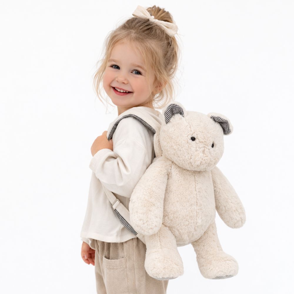 MinikOiOi® Bear Bag  – Plush Toy &amp; Bag 2in1
