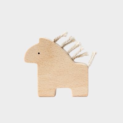 Childwood Handmade Wooden Rattle DADA – product image, baby teether, baby sensory toy