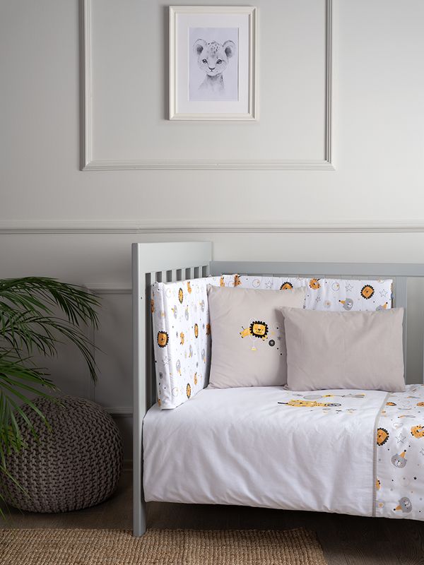 Funnababy Ensemble de Literie (7 pcs) - Cirque - Gris - 60/70 cm – photo produit, sommeil bébé, jou…